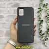 قاب گوشی Galaxy A31 سامسونگ اورجینال Grade A شیشه ای PVD براق دور سیلیکونی ضدخش ضد ضربه مشکی کد 54346