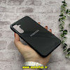 قاب گوشی Galaxy A35 سامسونگ اورجینال Grade A شیشه ای PVD براق دور سیلیکونی ضدخش ضد ضربه مشکی کد 54362