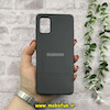 قاب گوشی Galaxy A51 سامسونگ اورجینال Grade A شیشه ای PVD براق دور سیلیکونی ضدخش ضد ضربه مشکی کد 54366