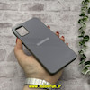 قاب گوشی Galaxy A51 سامسونگ اورجینال Grade A شیشه ای PVD براق دور سیلیکونی ضدخش ضد ضربه طوسی کد 54367