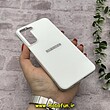 قاب گوشی Galaxy S21 FE سامسونگ اورجینال Grade A شیشه ای PVD براق دور سیلیکونی ضدخش ضد ضربه سفید کد 54535