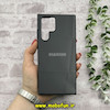 قاب گوشی Galaxy S22 Ultra سامسونگ اورجینال Grade A شیشه ای PVD براق دور سیلیکونی ضدخش ضد ضربه مشکی کد 54541