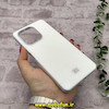 قاب گوشی Redmi Note 13 4G شیائومی اورجینال Grade A شیشه ای PVD براق دور سیلیکونی ضدخش ضد ضربه سفید کد 54519