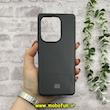قاب گوشی Redmi Note 13 Pro 4G / Poco M6 Pro 4G / Redmi Note 14S شیائومی اورجینال Grade A شیشه ای PVD براق دور سیلیکونی ضدخش ضد ضربه مشکی کد 54521