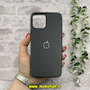 قاب گوشی iPhone 12 Pro Max آیفون اورجینال Grade A شیشه ای PVD براق دور سیلیکونی ضدخش ضد ضربه مشکی کد 54420