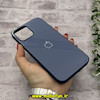 قاب گوشی iPhone 12 Pro Max آیفون اورجینال Grade A شیشه ای PVD براق دور سیلیکونی ضدخش ضد ضربه آبی کد 54423