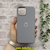 قاب گوشی iPhone 13 Pro Max آیفون اورجینال Grade A شیشه ای PVD براق دور سیلیکونی ضدخش ضد ضربه طوسی کد 54433