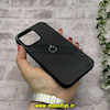 قاب گوشی iPhone 13 Pro آیفون اورجینال Grade A شیشه ای PVD براق دور سیلیکونی ضدخش ضد ضربه مشکی کد 54428