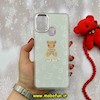 قاب گوشی Galaxy A21S سامسونگ اورجینال فانتزی سخت آینه ای لنز کرومی ایربگ دار طرح تدی کد 54605
