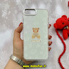 قاب گوشی iPhone 7 Plus - iPhone 8 Plus آیفون اورجینال فانتزی سخت آینه ای لنز کرومی ایربگ دار طرح تدی کد 54683