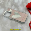 قاب گوشی iPhone 13 Pro آیفون اورجینال فانتزی سخت آینه ای لنز کرومی ایربگ دار طرح قلب کد 54718