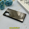 قاب گوشی Galaxy S23 Ultra سامسونگ اورجینال اسپیگن Spigen سه بعدی گلوزی سوپرلوکس دور سیلیکونی مشکی کد 54194