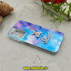 قاب گوشی Galaxy A15 سامسونگ لیزری لاکچری فانتزی برجسته رزینی نگین دار طرح خرس مرواریدی محافظ لنزدار کد 54880
