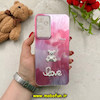 قاب گوشی Galaxy A15 سامسونگ لیزری لاکچری فانتزی برجسته رزینی نگین دار طرح خرس مرواریدی محافظ لنزدار کد 54881
