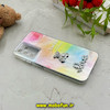 قاب گوشی Galaxy A15 سامسونگ لیزری لاکچری فانتزی برجسته رزینی نگین دار طرح خرس مرواریدی محافظ لنزدار کد 54882