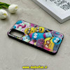 قاب گوشی Galaxy A34 سامسونگ فانتزی اورجینال Grade A شیشه ای PVD براق دور سیلیکونی ضدخش ضد ضربه طرح مینیون کد 55172