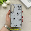 قاب گوشی Galaxy A55 سامسونگ فانتزی اورجینال Grade A شیشه ای PVD براق دور سیلیکونی ضدخش ضد ضربه طرح میکی موس کد E12-55207