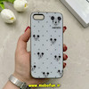 قاب گوشی iPhone 7 - iPhone 8 - iPhone SE 2020 - iPhone SE 2022 آیفون فانتزی اورجینال Grade A شیشه ای PVD براق دور سیلیکونی ضدخش ضد ضربه طرح میکی موس کد 55223