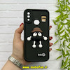 قاب گوشی Galaxy A10S سامسونگ طرح سیلیکونی Solid عروسکی برجسته محافظ لنزدار طرح میکروب مشکی کد 54967