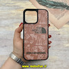 قاب گوشی iPhone 15 Pro Max آیفون فانتزی اورجینال یونیک کیس درجه یک چاپ بغل طرح The North Face کد 55314