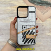 قاب گوشی iPhone 15 Pro Max آیفون فانتزی اورجینال یونیک کیس درجه یک چاپ بغل طرح Off White کد 55318
