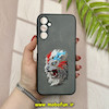 قاب گوشی Galaxy A24 سامسونگ هارد لاکچری فانتزی طرح گرگ گلدوزی مشکی کد 55350