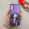قاب گوشی Galaxy A30S - Galaxy A50S - Galaxy A50 سامسونگ طرح So CooL اورجینال فانتزی درجه یک طرح کیوت دخترونه بنفش کد 55404
