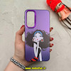 قاب گوشی Galaxy A35 سامسونگ طرح So CooL اورجینال فانتزی درجه یک طرح کیوت دخترونه بنفش کد 55410