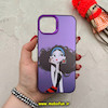 قاب گوشی iPhone 13 - iPhone 14 آیفون طرح So CooL اورجینال فانتزی درجه یک طرح کیوت دخترونه بنفش کد 55440