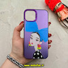 قاب گوشی iPhone 13 - iPhone 14 آیفون طرح So CooL اورجینال فانتزی درجه یک طرح کیوت دخترونه بنفش کد 55441