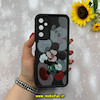 قاب گوشی Galaxy A05S سامسونگ طرح سیلیکونی Solid عروسکی کارتونی فانتزی چاپی محافظ لنزدار درجه یک طرح میکی موس مشکی کد 55585