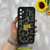 قاب گوشی Galaxy A05S سامسونگ طرح سیلیکونی Solid عروسکی کارتونی فانتزی چاپی محافظ لنزدار درجه یک طرح پوه مشکی کد 55587
