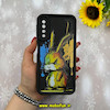 قاب گوشی Galaxy A7 2018 / A750 سامسونگ طرح سیلیکونی Solid عروسکی کارتونی فانتزی چاپی محافظ لنزدار درجه یک طرح خرگوش مشکی کد 55596