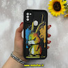 قاب گوشی Galaxy A11 - Galaxy M11 سامسونگ طرح سیلیکونی Solid عروسکی کارتونی فانتزی چاپی محافظ لنزدار درجه یک طرح خرگوش مشکی کد 55617