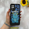 قاب گوشی Galaxy A12 - Galaxy M12 سامسونگ طرح سیلیکونی Solid عروسکی کارتونی فانتزی چاپی محافظ لنزدار درجه یک طرح سالیوان مشکی کد 55619
