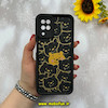 قاب گوشی Galaxy A12 - Galaxy M12 سامسونگ طرح سیلیکونی Solid عروسکی کارتونی فانتزی چاپی محافظ لنزدار درجه یک طرح پوه مشکی کد 55621