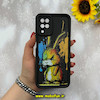 قاب گوشی Galaxy A12 - Galaxy M12 سامسونگ طرح سیلیکونی Solid عروسکی کارتونی فانتزی چاپی محافظ لنزدار درجه یک طرح خرگوش مشکی کد 55625