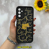 قاب گوشی Galaxy A14 سامسونگ طرح سیلیکونی Solid عروسکی کارتونی فانتزی چاپی محافظ لنزدار درجه یک طرح پوه مشکی کد 55633