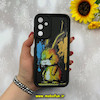 قاب گوشی Galaxy A15 سامسونگ طرح سیلیکونی Solid عروسکی کارتونی فانتزی چاپی محافظ لنزدار درجه یک طرح خرگوش مشکی کد 55639