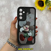 قاب گوشی Galaxy A25 سامسونگ طرح سیلیکونی Solid عروسکی کارتونی فانتزی چاپی محافظ لنزدار درجه یک طرح میکی موس مشکی کد 55722
