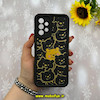 قاب گوشی Galaxy A32 4G سامسونگ طرح سیلیکونی Solid عروسکی کارتونی فانتزی چاپی محافظ لنزدار درجه یک طرح پوه مشکی کد 55745