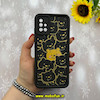 قاب گوشی Galaxy A51 سامسونگ طرح سیلیکونی Solid عروسکی کارتونی فانتزی چاپی محافظ لنزدار درجه یک طرح پوه مشکی کد 55772