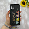 قاب گوشی Galaxy A51 سامسونگ طرح سیلیکونی Solid عروسکی کارتونی فانتزی چاپی محافظ لنزدار درجه یک طرح باب اسفنجی مشکی کد 55773