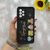 قاب گوشی Galaxy A52 4G - Galaxy A52 5G - Galaxy A52S سامسونگ طرح سیلیکونی Solid عروسکی کارتونی فانتزی چاپی محافظ لنزدار درجه یک طرح باب اسفنجی مشکی کد 55780