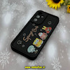 قاب گوشی Galaxy A55 سامسونگ طرح سیلیکونی Solid عروسکی کارتونی فانتزی چاپی محافظ لنزدار درجه یک طرح باب اسفنجی مشکی کد E10-55809