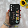 قاب گوشی Galaxy A55 سامسونگ طرح سیلیکونی Solid عروسکی کارتونی فانتزی چاپی محافظ لنزدار درجه یک طرح باب اسفنجی مشکی کد E10-55809