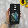 قاب گوشی Redmi Note 9 شیائومی طرح سیلیکونی Solid عروسکی کارتونی فانتزی چاپی محافظ لنزدار درجه یک طرح کارخونه هیولاها مشکی کد 55961