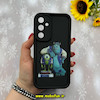 قاب گوشی Galaxy S23 FE سامسونگ طرح سیلیکونی Solid عروسکی کارتونی فانتزی چاپی محافظ لنزدار درجه یک طرح کارخونه هیولاها مشکی کد 56058