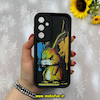 قاب گوشی Galaxy S23 FE سامسونگ طرح سیلیکونی Solid عروسکی کارتونی فانتزی چاپی محافظ لنزدار درجه یک طرح خرگوش مشکی کد 56065