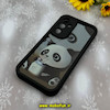 قاب گوشی Galaxy S23 FE سامسونگ طرح سیلیکونی Solid عروسکی کارتونی فانتزی چاپی محافظ لنزدار درجه یک طرح پاندا مشکی کد 56066
